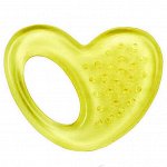 Прорезыватель водный охлаждающий Canpol Сердце арт. 2/294, 0+ мес., цвет желтый