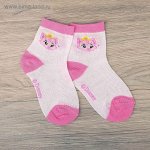 Носки  детские  &quot;Милашка&quot;, Королевские питомцы 16-18 см, 4-6 лет., 87% хл.,13% п/а 1493176