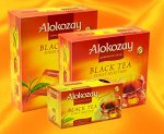 Чай&quot;Alokazay&quot; черный FBOP 100г новый дизаин.  1\40