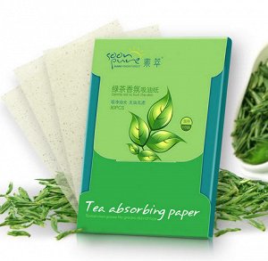 Матирующие салфетки зеленый чай
