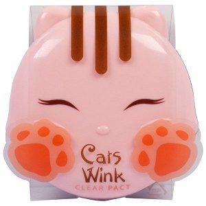 Tony Moly, Cat's Wink, прозрачная пудра, светло-бежевая, 0,38 унции (11 г)