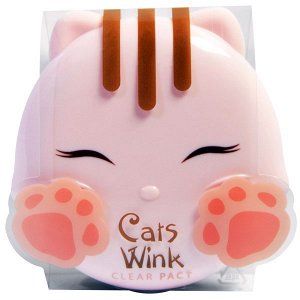 Tony Moly, Cat's Wink, прозрачная пудра, чисто бежевая №2, 0,38 унции