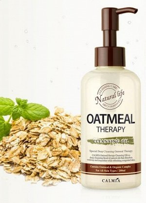 CALMIA Очищающее гидрофильное масло Oatmeal Therapy Cleansing Oil