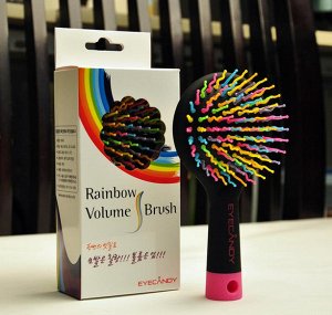 Массажная расческа для придания объема EYECANDY Rainbow Volume S Brush