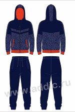 11C-AL-955 костюм детский  синий