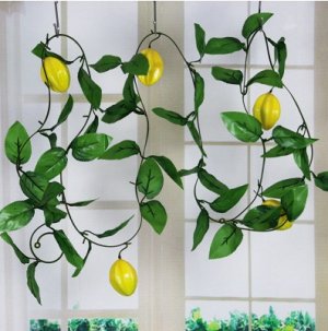 Декоративная листва с лимонами