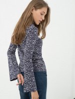 Patterned Sweatshirt Yellow