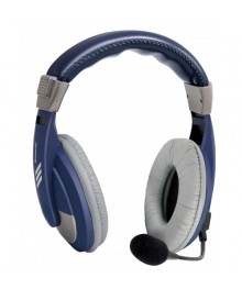 Гарнитура Defender Gryphone HN-750 BLUE Регулят. громк., 2м кабель