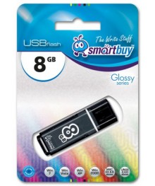 USB2.0 FlashDrives 8Gb Smart Buy  Glossy series Blue