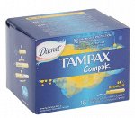 TAMPAX Compak Тампоны женские гигиенические с аппликатором Regular Duo 16шт ПрепакКороб