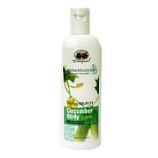 Cucumber body lotion