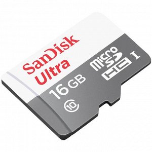 Карта памяти MicroSDHC Ultra 16GB Class 10 SanDisk