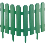Забор декоративный "Классика", 29х224 см, зеленый, Россия// Palisad