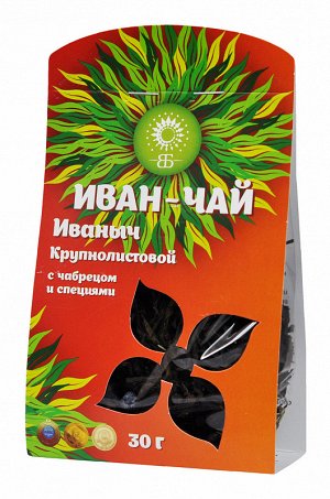 Иван-чай  "Иваныч" мужской листовой Уральский, 30 гр, зип-пакет