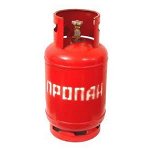 Перезаправляемый газовый пропановый баллон пустой объемом 12 л
