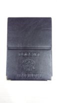 Обложка Обложка на паспорт  черная с гербом . Натуральная кожа