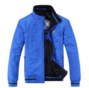Куртка-ветровка двусторонняя синяя