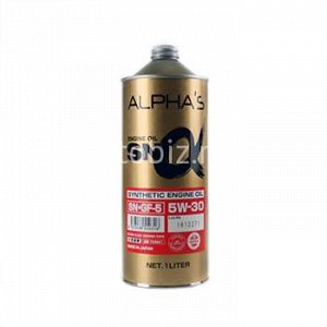 62974 ALPHA'S 5W30  SN/GF-5  (бензин, синтетика)  1л (1/20) 709241