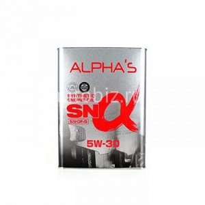 62995 ALPHA'S 5W30  SN/GF-5  (бензин, синтетика)  4л (1/6) 709244