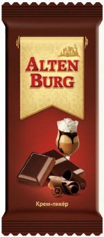 Шоколад&quot;ALTEN BURG&quot;Крем-ликер 100г 1/20 (116/2)