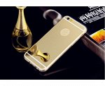 Чехол силиконовый зеркальный золото Huawei honor