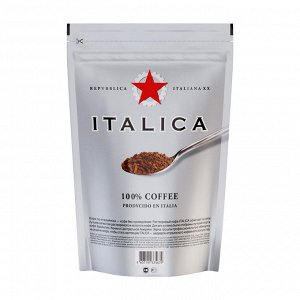 кофе Кофе по-итальянски - кофе без промедления. Растворимый кофе Italika сочетает в себе лучшие качества растворимого и молотого кофе. для его купажа были отобраны лучшие сорта кофе Бразилии, Кении и 
