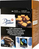 DanSukker Сахар темный тростниковый кусковой 500 гр.