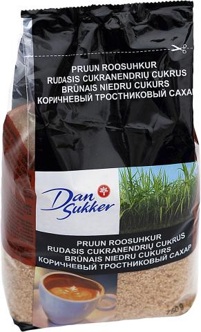 Dansukker Сахар коричневый тростниковый 750 гр.