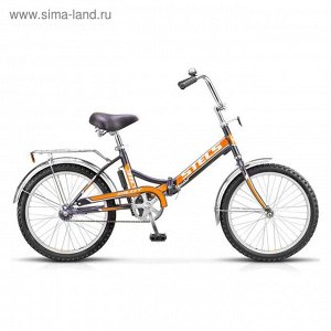 Велосипед 20" Stels Pilot-310, 2016, цвет черный/оранжевый, размер 13"