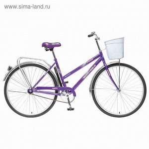Велосипед 28" Novatrack Lady Fiesta, 2016, цвет фиолетовый, размер 18"