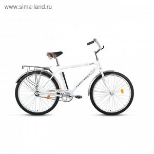 Велосипед 26" Forward Parma 1.0, 2017, цвет белый, размер 19"