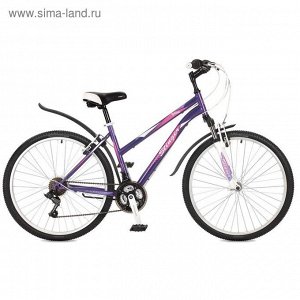 Велосипед 26" Stinger Latina, 2017, цвет фиолетовый, размер 15"