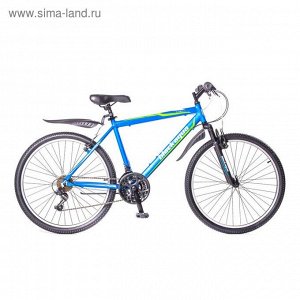 Велосипед 26" Black Aqua Cross 2601V, 2017, цвет синий, размер 18"