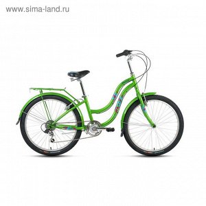 Велосипед 24" Forward Evia 24, 2017, цвет зеленый, размер 13"