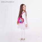 Сумочка детская &quot;Самая красивая&quot; Принцессы, р-р. 18*16см, сердце 1761507