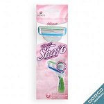 DORCO SHAI Vanilla6, однораз. ст. 1шт, плав. головка с 6 лезвиями и увл. полосой, прорезин. ручка