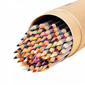 Ohuhu 24-цвета карандаши Цветные для рисования в пенале, 9см