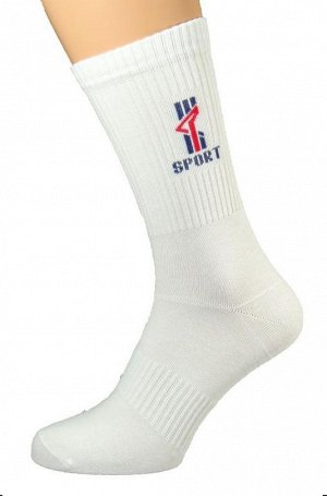 Спортивные носки стандартной длины белые