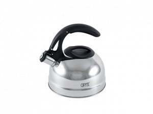 8602 GIPFEL Чайник для кипячения воды COSMO 3л со свистком, c индукционным дном.  Материал: нержавеющая сталь 18/10. Толщина: 0,