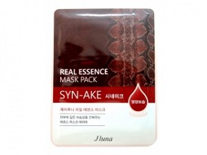 Juno Маска-салфетка со змеиным ядом Jluna Real Essence Mask Syn-ake