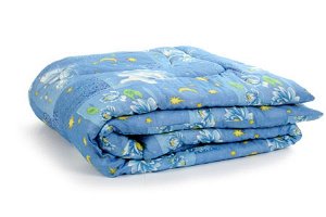 Одеяло Одеяло ширина 140см, длина 205см, наполнитель - 2,3кг вата прочесанная 100% хлопок, верх - 100% ПЭ, без канта. Индивидуальная упаковка. ГОСТ Р 55857-2013