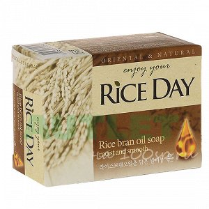CJ Lion Мыло туалетное Rice Day, экстракт рисовых отрубей, 100 гр