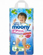 MOONYMAN трусики д/мальчиков  L (9-14 кг) 44 шт