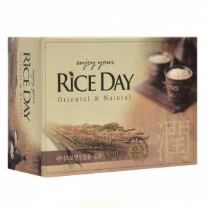 LION Туалетное мыло с рисовыми отрубями «RICE DAY», 100 гр