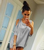 Футболка серая