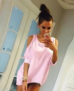 Футболка розовая