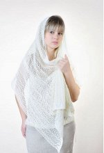 Палантин ажурный