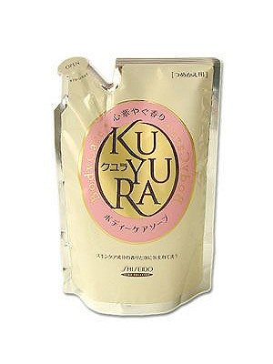 "SHISEIDO" "KUYURA" Гель для душа с ароматом цветов (мягкая эконом. упаковка), 400 мл. 1/18