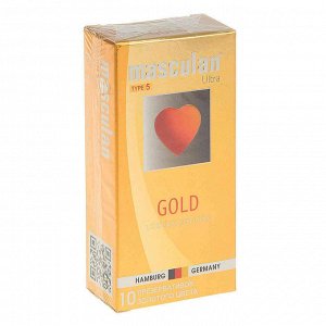 Презервативы Masculan Ultra Type 5 Gold золотые 10 шт в уп