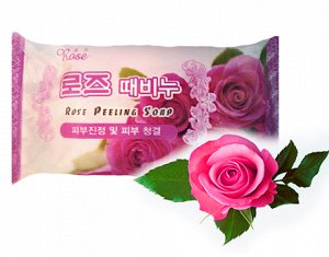 Мыло-пилинг Rose Peealing Soap (Экстракт лепестков роз) 150 гр, шт